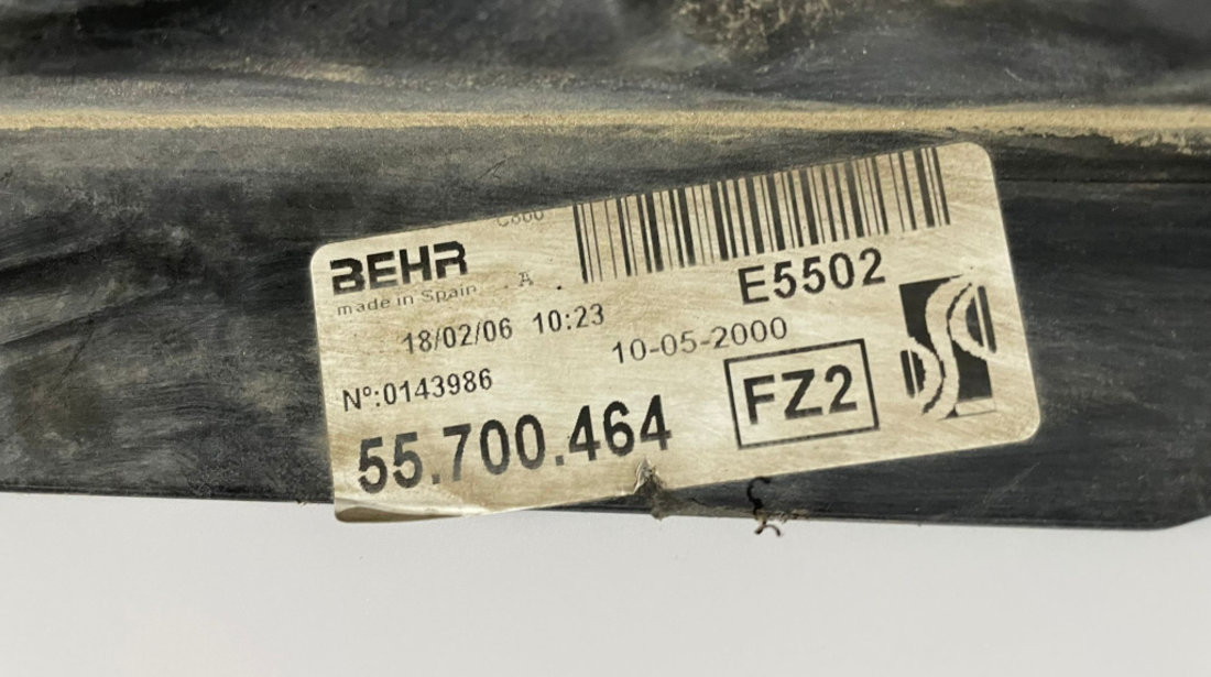 Ventilator Electroventilator Fiat Punto 1.0 1.2 1.4 B 2005 - 2012 Cod 55701410 55700464 55702179 [2114]