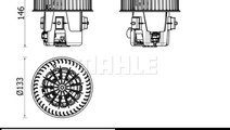 Ventilator, habitaclu (AB279000P MAHLE KNECHT) REN...