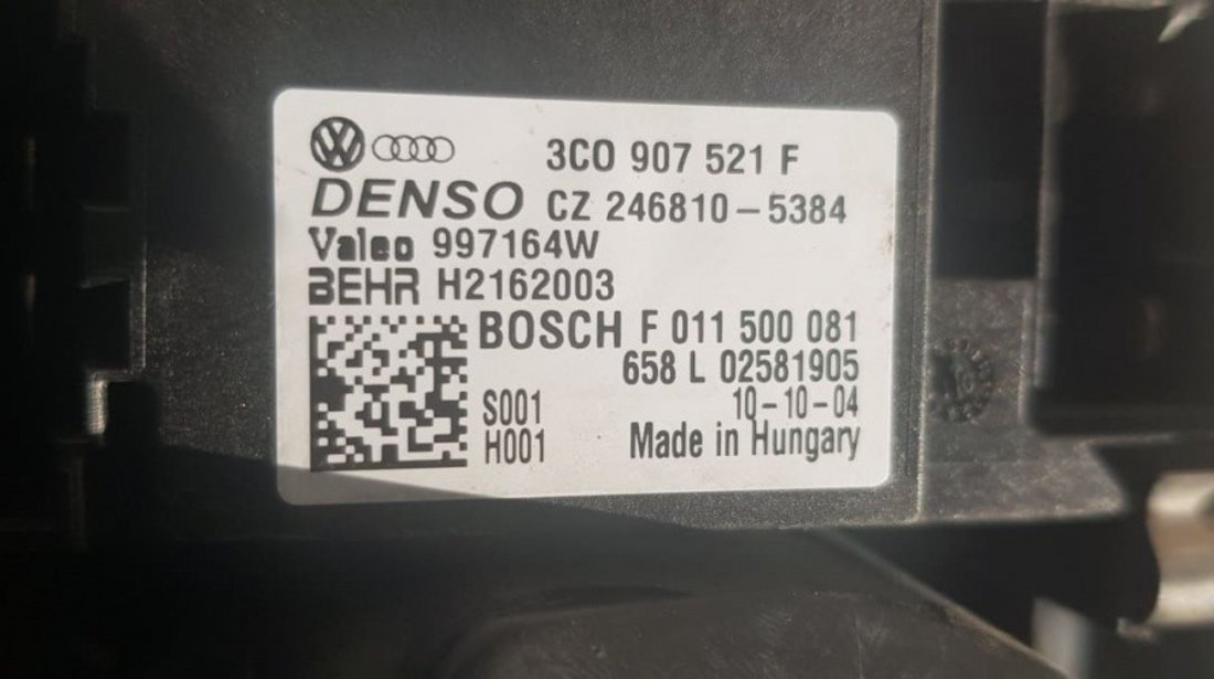 Ventilator habitaclu Audi Q3 2.0 TFSi cod piesa : 1K1820015J