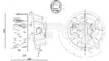 Ventilator, habitaclu CITROEN C2 (JM) (2003 - 2016...