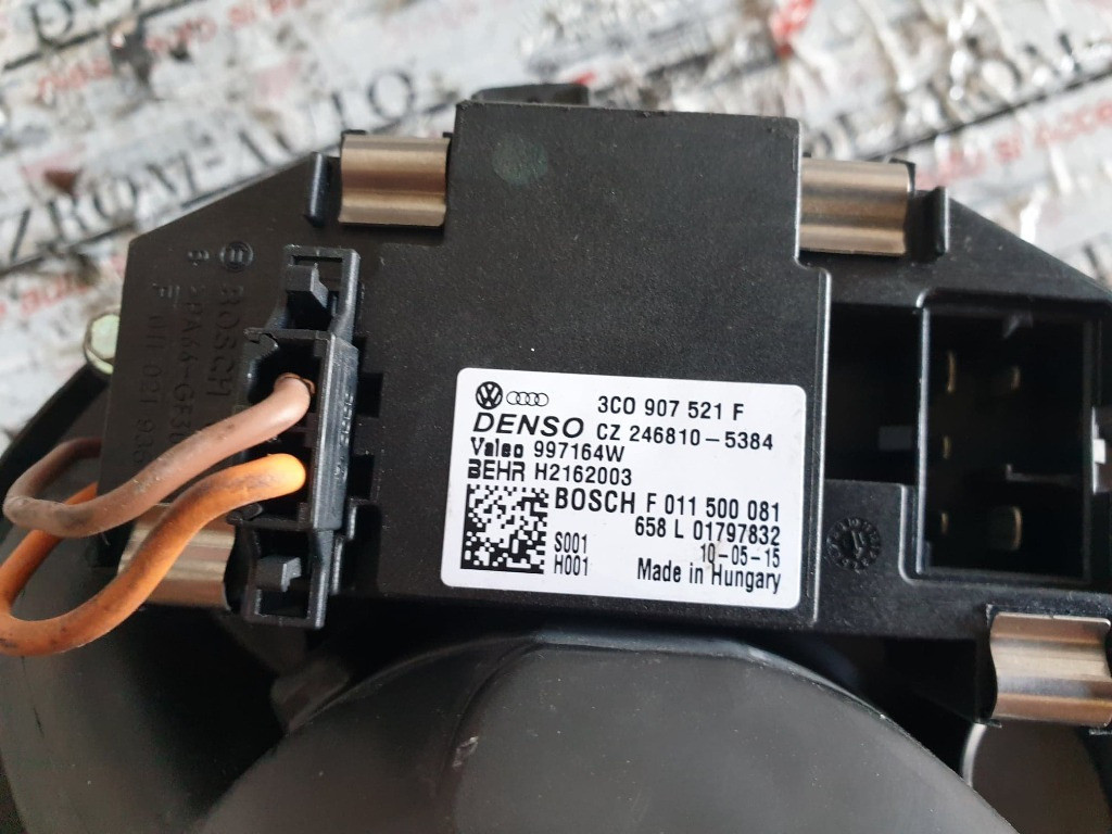 Ventilator habitaclu cu rezistenta Seat Altea XL 1.4 TSi cod piesa : 995775T / 3C0907521F