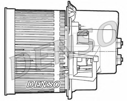 Ventilator, habitaclu FIAT 500 C (312) (2009 - 2016) DENSO DEA09063 piesa NOUA