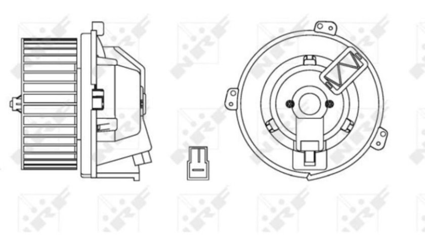 Ventilator habitaclu Fiat DUCATO caroserie (230L) 1994-2002 #3 05991115