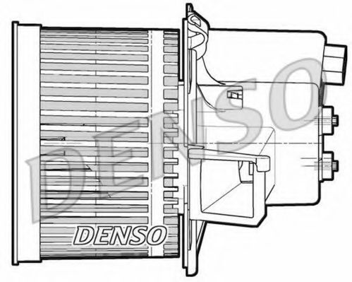 Ventilator, habitaclu FORD KA (RU8) (2008 - 2016) DENSO DEA09061 piesa NOUA