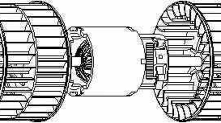 Ventilator habitaclu interior BMW 3 Cabriolet E30 TOPRAN 501 523