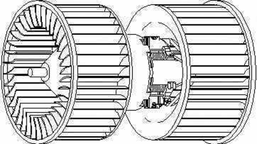 ventilator habitaclu interior BMW 3 Cabriolet E36 TOPRAN 501 333