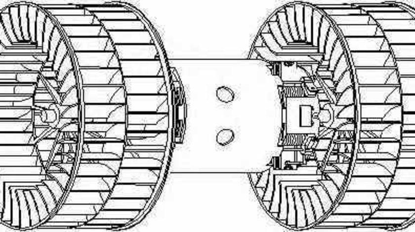 ventilator habitaclu interior BMW 5 Touring E34 TOPRAN 501 334