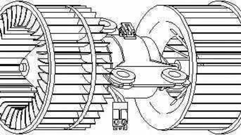 ventilator habitaclu interior BMW 5 Touring E39 TOPRAN 501 517