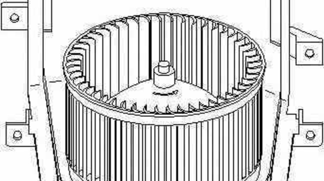 ventilator habitaclu interior VW GOLF III 1H1 TOPRAN 108 632