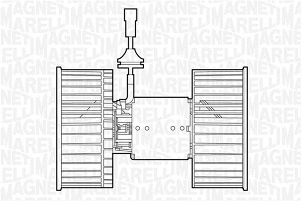 Ventilator, Habitaclu Magneti Marelli Iveco 069412534010