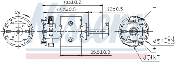 Ventilator Habitaclu Nissens Vw 87097