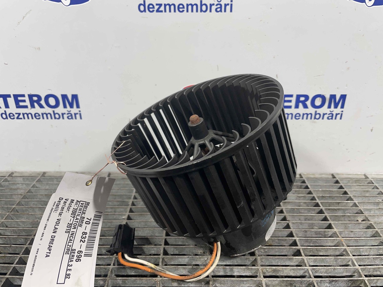 VENTILATOR INCALZIRE BMW SERIA 3 E 92 SERIA 3 E 92 - - (2007 2010)