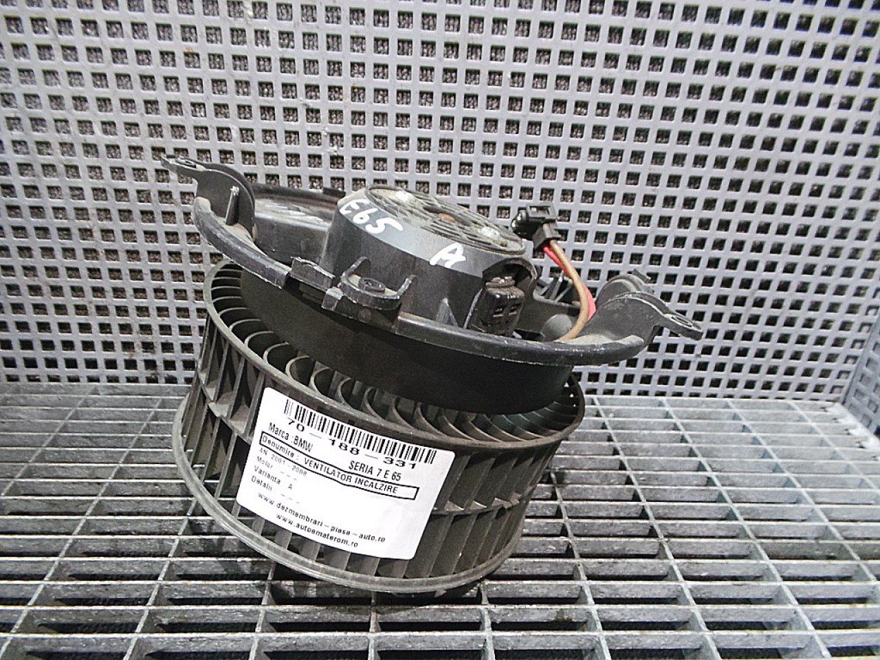 VENTILATOR INCALZIRE BMW SERIA 7 E 65 SERIA 7 E 65 - - (2001 2008)