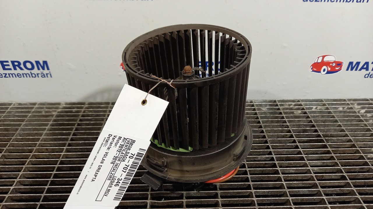 VENTILATOR INCALZIRE DACIA LOGAN MCV LOGAN MCV - - (2012 2016)