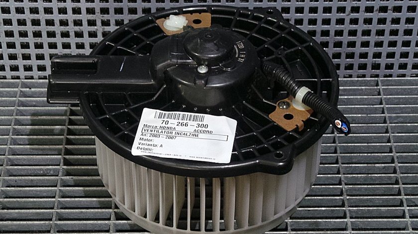 VENTILATOR INCALZIRE HONDA ACCORD VII (CL, CN) 2.4 i 16V benzina (2003 - 01-2012-09)