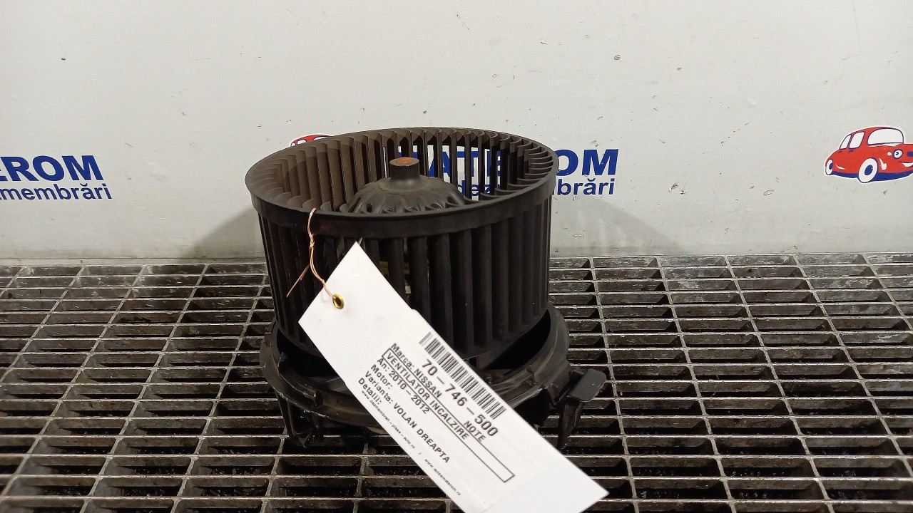 VENTILATOR INCALZIRE NISSAN NOTE - - (2010 2012)