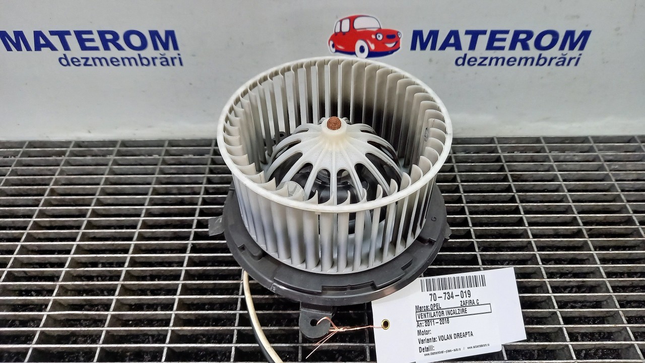 VENTILATOR INCALZIRE OPEL ZAFIRA C ZAFIRA C - - (2011 2016)