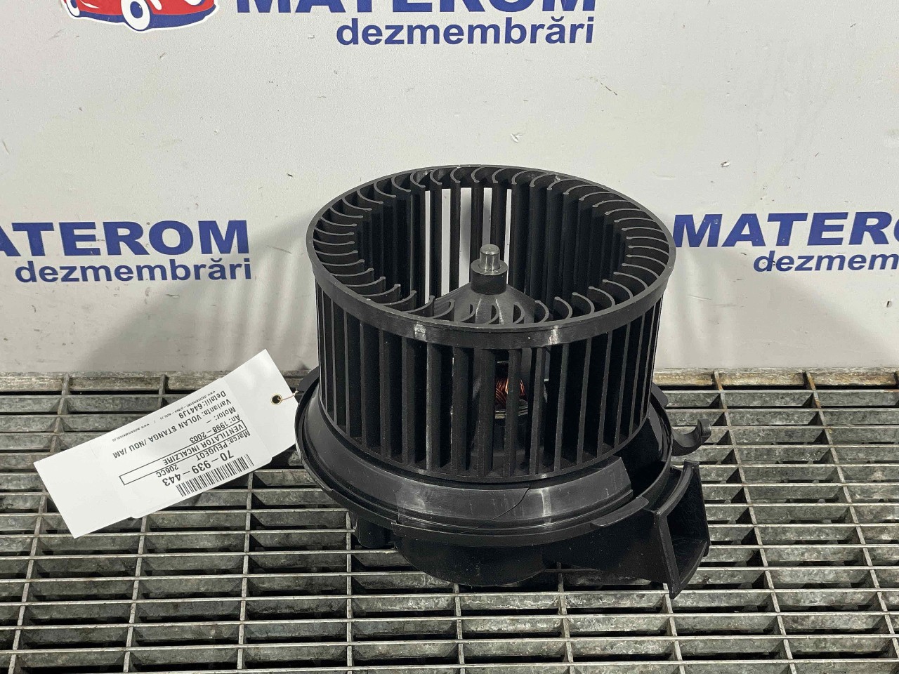 VENTILATOR INCALZIRE PEUGEOT 206CC 206CC - - (1998 2003)