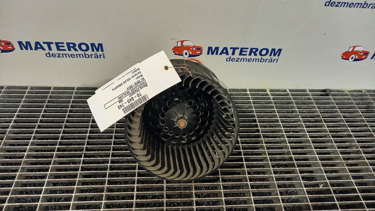 VENTILATOR INCALZIRE PEUGEOT 508 508 - - (2010 2014)