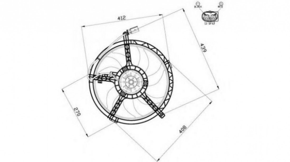 Ventilator racire MINI MINI PACEMAN (R61) 2012-2016 #2 17422754854