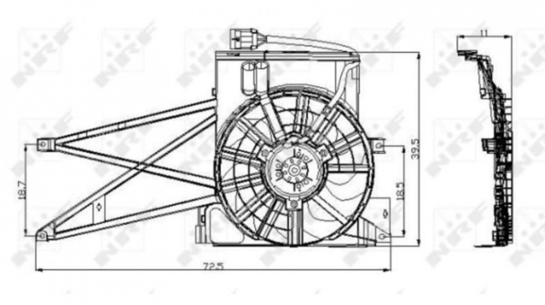 Ventilator racire Opel VECTRA B (36_) 1995-2002 #2 05071006