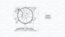 Ventilator, radiator (069422789010 MAGNETI MARELLI...