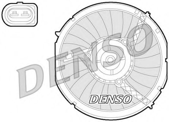 Ventilator, radiator AUDI A4 Avant (8D5, B5) (1994 - 2001) DENSO DER02003 piesa NOUA
