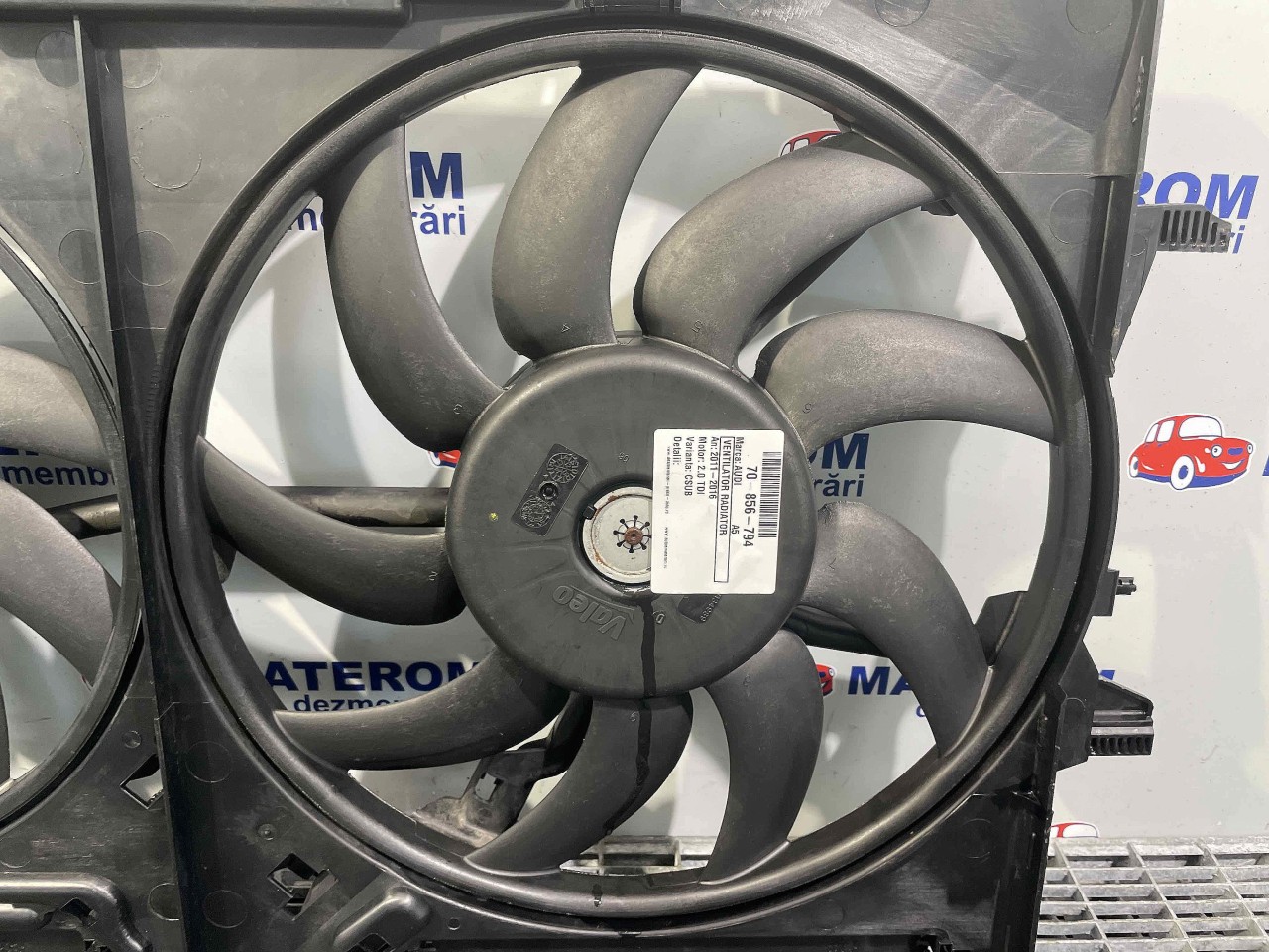 VENTILATOR RADIATOR AUDI A5 2.0 TDI - (2011 2016)