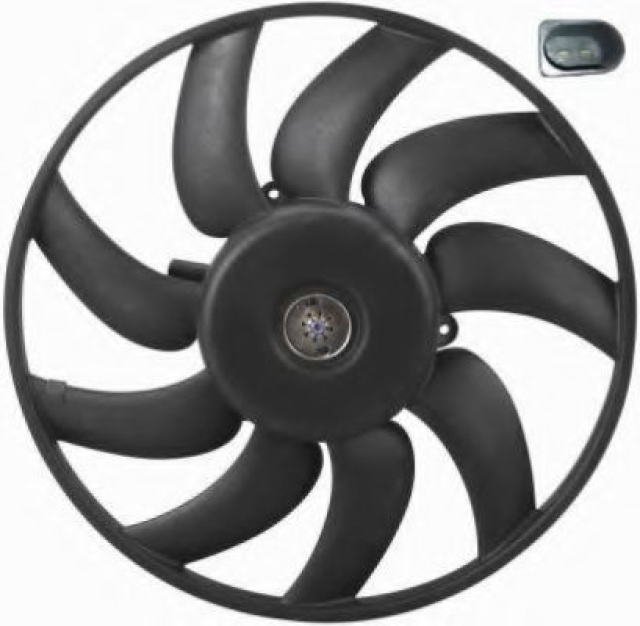 Ventilator, radiator AUDI A5 (8T3) (2007 - 2016) NRF 47425 piesa NOUA