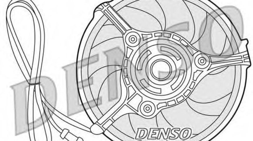 Ventilator, radiator AUDI A6 (4A, C4) (1994 - 1997) DENSO DER32008 piesa NOUA