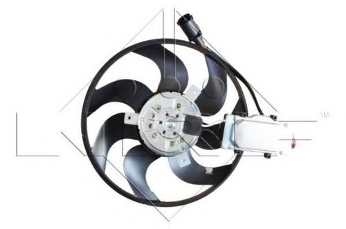 Ventilator, radiator AUDI Q7 (4L) (2006 - 2015) NRF 47589 piesa NOUA