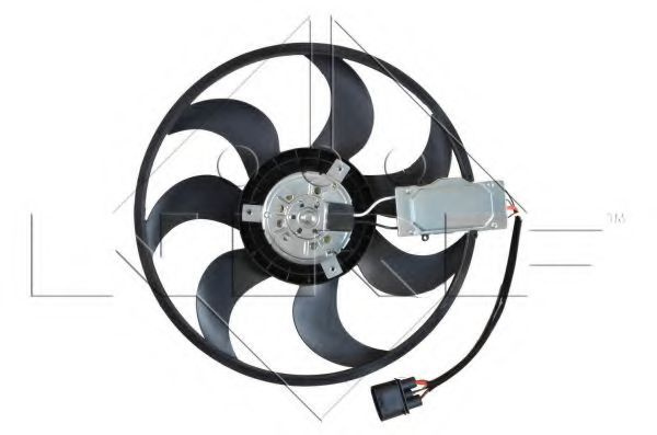 Ventilator, radiator AUDI Q7 (4L) (2006 - 2015) NRF 47588 piesa NOUA