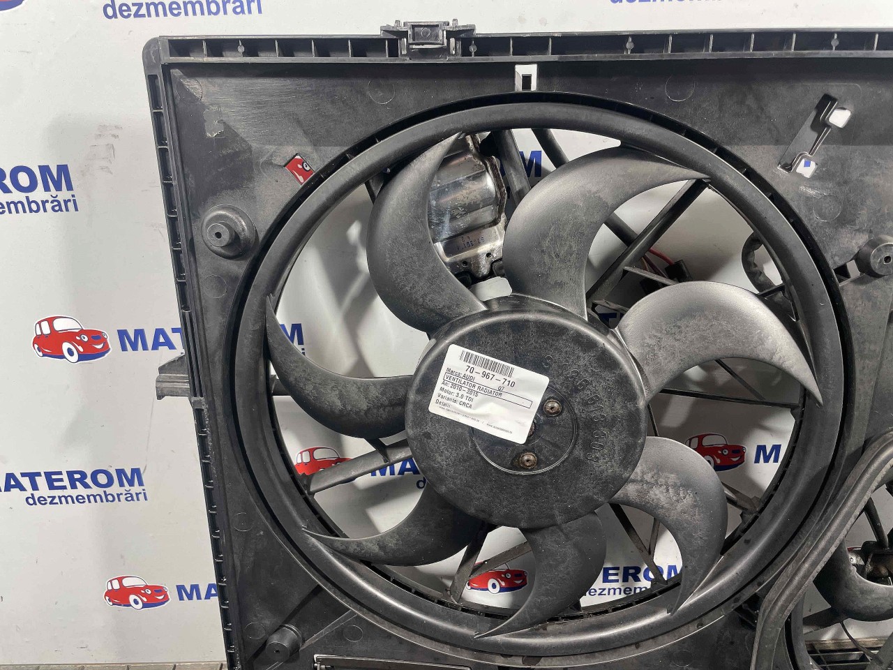 VENTILATOR RADIATOR AUDI Q7 Q7 3.0 TDI - (2010 2015)