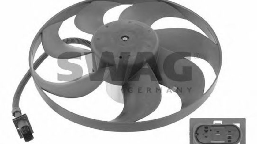 Ventilator, radiator AUDI TT (8N3) (1998 - 2006) SWAG 99 91 4742 piesa NOUA