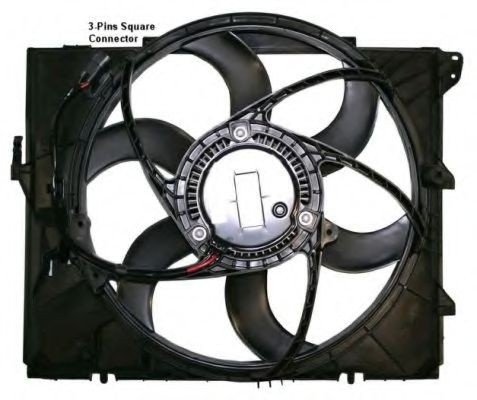 Ventilator, radiator BMW Seria 1 (E87) (2003 - 2013) NRF 47209 piesa NOUA