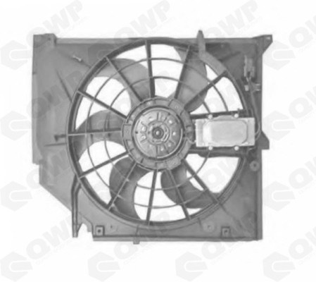 Ventilator, radiator BMW Seria 3 Cupe (E46) (1999 - 2006) QWP WEV126 piesa NOUA