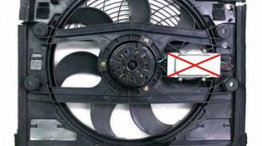 Ventilator, radiator BMW Seria 3 (E46) (1998 - 2005) NRF 47027 piesa NOUA