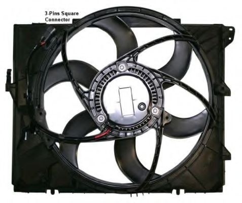 Ventilator, radiator BMW Seria 3 (E90) (2005 - 2011) NRF 47209 piesa NOUA