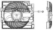 Ventilator, radiator BMW Seria 5 (E39) (1995 - 200...