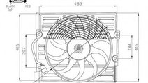 Ventilator, radiator BMW Seria 7 (E38) (1994 - 200...
