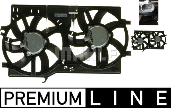 Ventilator, radiator (CFF219000P MAHLE KNECHT) ALFA ROMEO