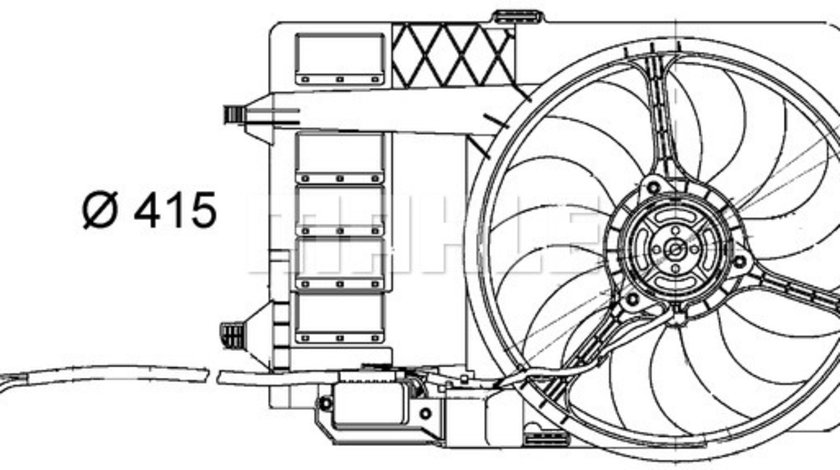 Ventilator, radiator (CFF29000S BEH MAH) MINI