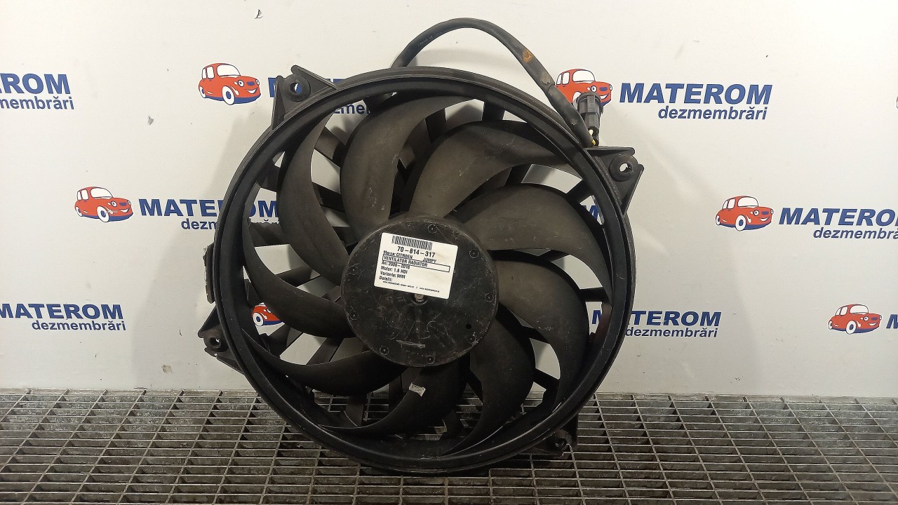 VENTILATOR RADIATOR CITROEN JUMPY 1.6 HDI - (2006 2016)