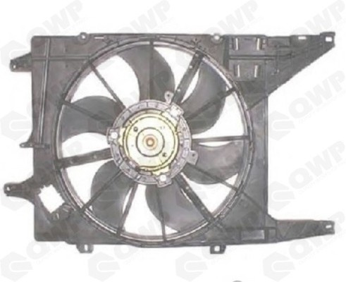 Ventilator, radiator DACIA LOGAN (LS) (2004 - 2016) QWP WEV120 piesa NOUA