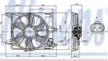 Ventilator, radiator DACIA LOGAN (LS) (2004 - 2016...