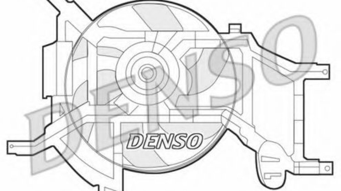 Ventilator, radiator DACIA LOGAN Pick-up (US) (2008 - 2016) DENSO DER37002 piesa NOUA