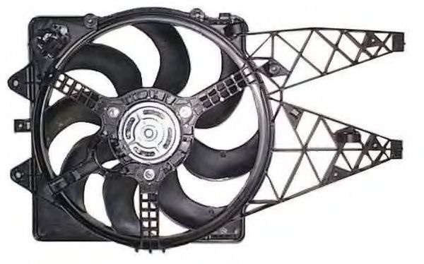 Ventilator, radiator FIAT BRAVO Van (198) (2008 - 2016) NRF 47252 piesa NOUA