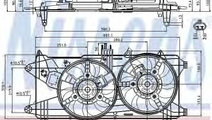 Ventilator, radiator FIAT DOBLO Microbus (223, 119...