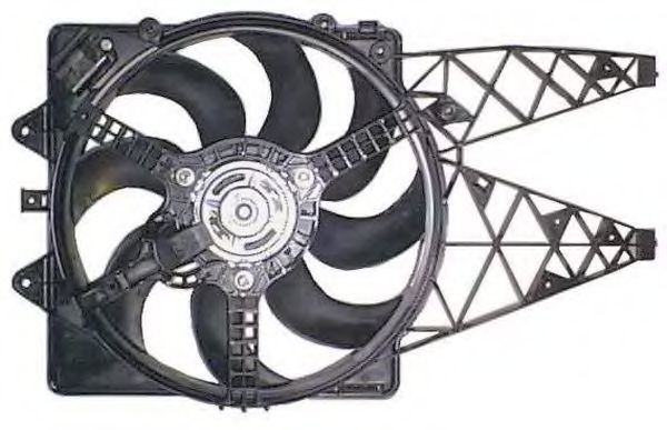 Ventilator, radiator FIAT GRANDE PUNTO (199) (2005 - 2016) NRF 47237 piesa NOUA