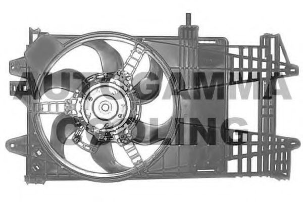 Ventilator, radiator FIAT IDEA (350) (2003 - 2016) AUTOGAMMA GA201031 piesa NOUA
